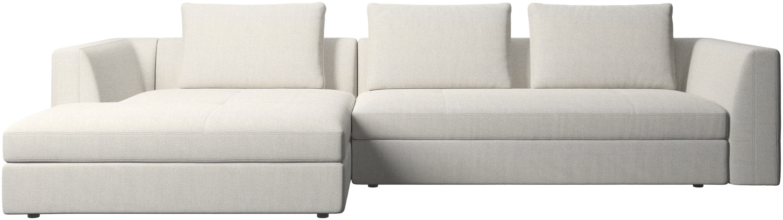 Bergamo sofa with round lounging unit,ライト | ボーコンセプト Bergamo sofa with round lounging unit,ライト | ボーコンセプト
